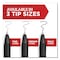 Sharpie S-Gel High-Performance Gel Pen, Retractable, Medium 0.7 mm, Black Ink, Black Barrel, PK12 PK 2096159 - alternate 11